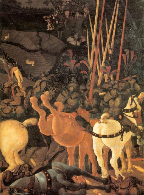 UCCELLO, Paolo Bernardino della Ciarda Thrown Off His Horse (detail) wt Sweden oil painting art
